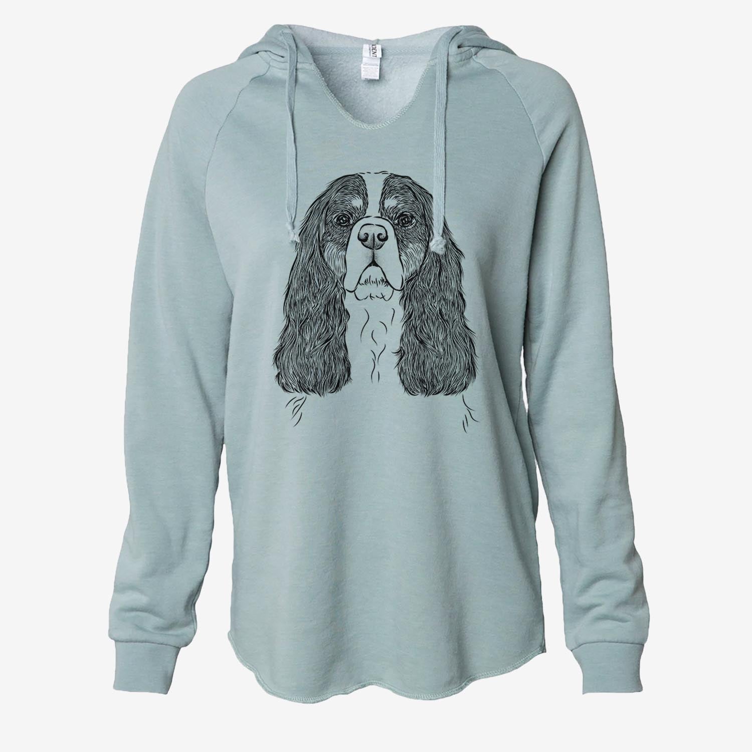 Sebastian the Cavalier King Charles Spaniel - Cali Wave Hooded Sweatshirt