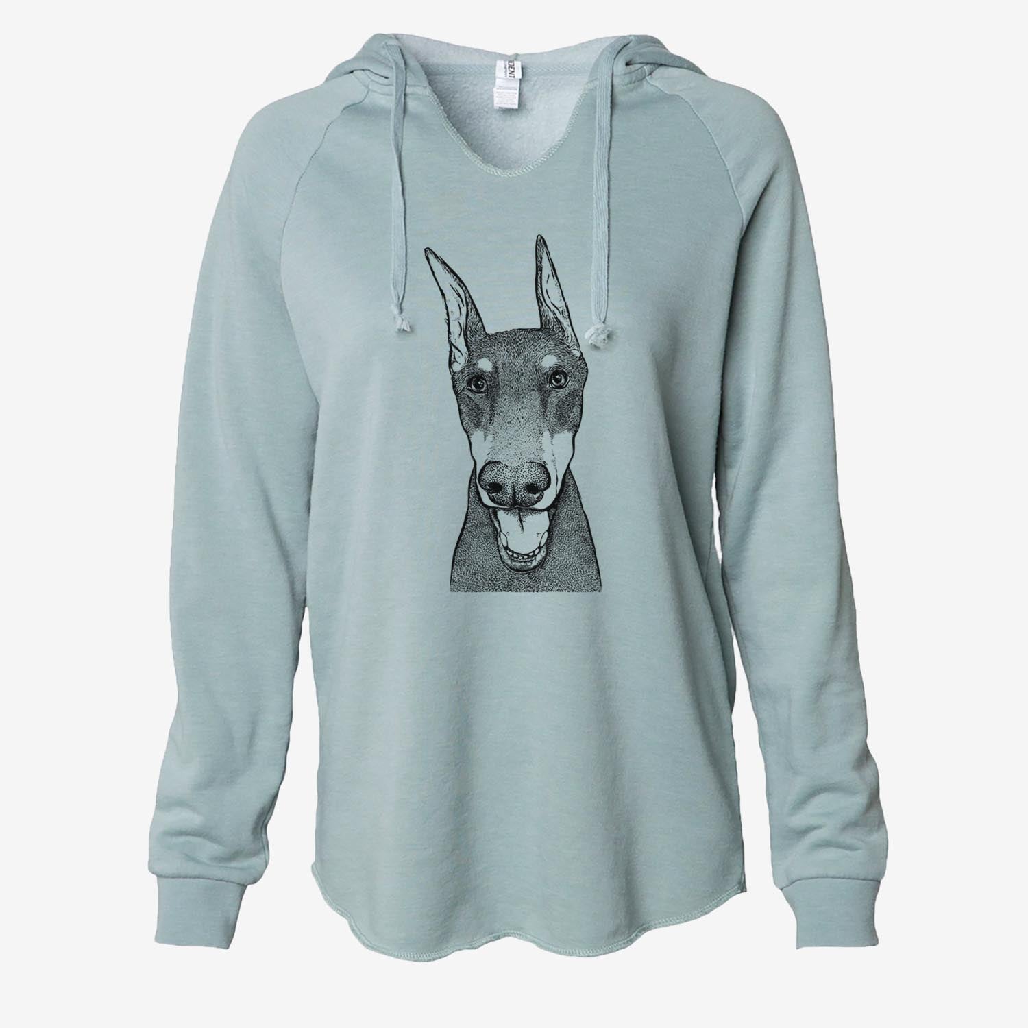 Sir Duke the Doberman Pinscher - Cali Wave Hooded Sweatshirt