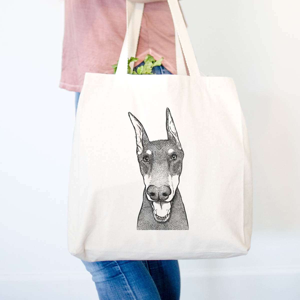 Sir Duke the Doberman Pinscher - Tote Bag