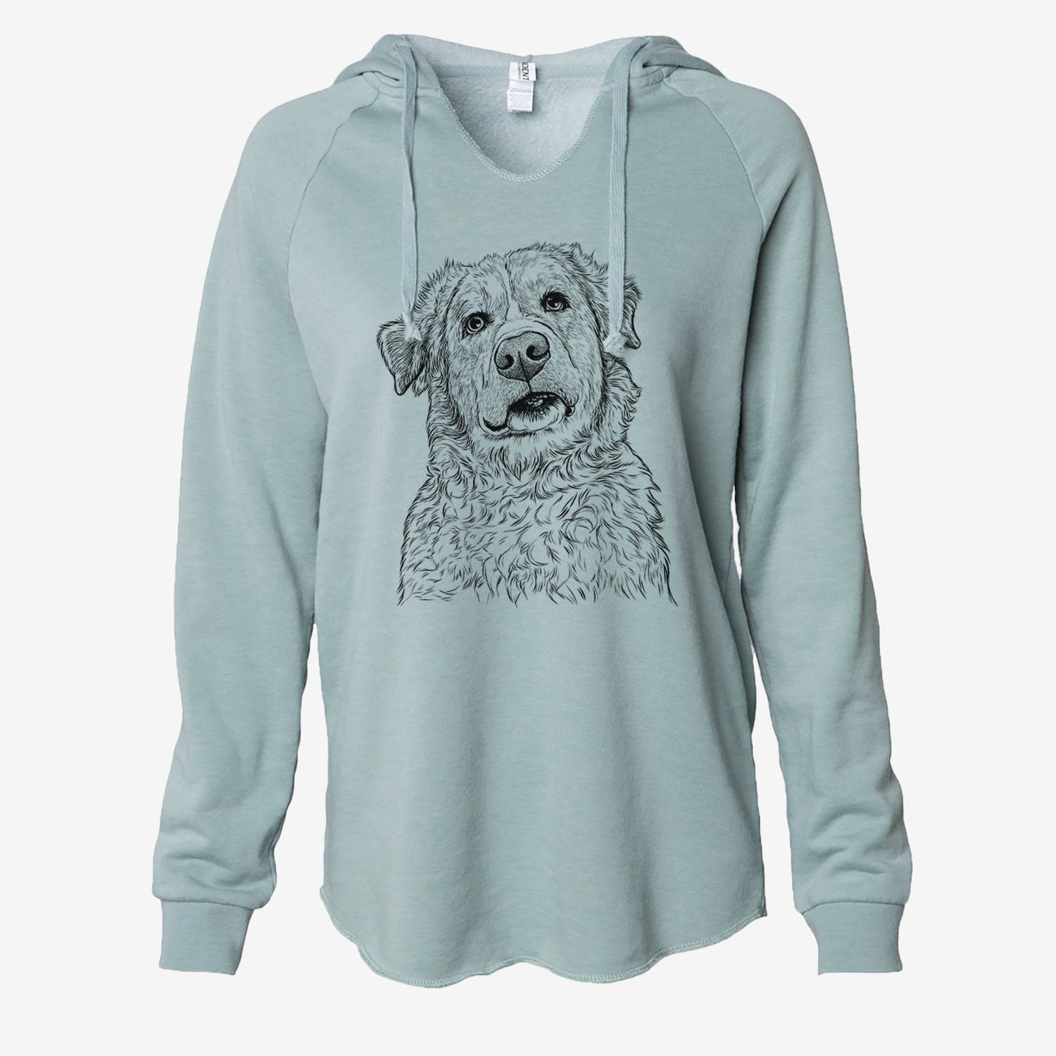 Smokey Jam the Middle Eastern Village Dog - Cali Wave Hooded Sweatshirt