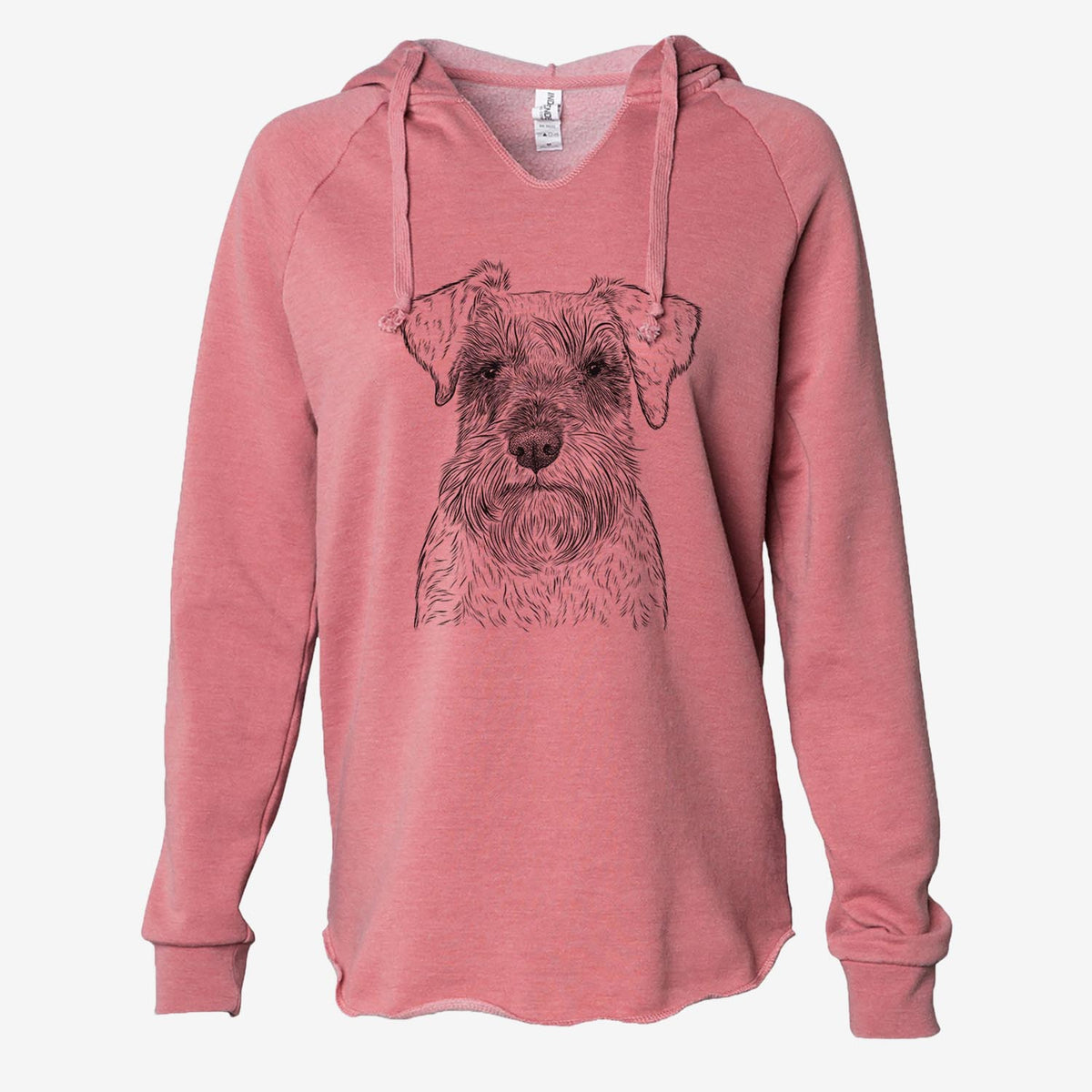 Smokey the Miniature Schnauzer - Cali Wave Hooded Sweatshirt