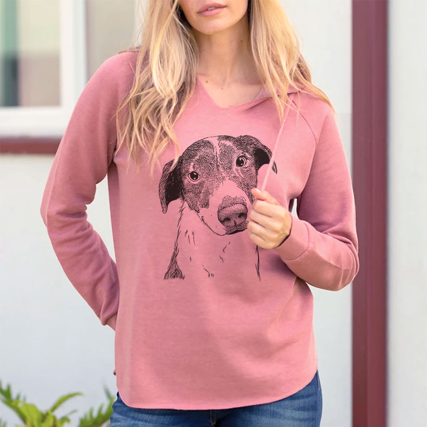 Sophia the Mixed Breed - Cali Wave Hooded Sweatshirt