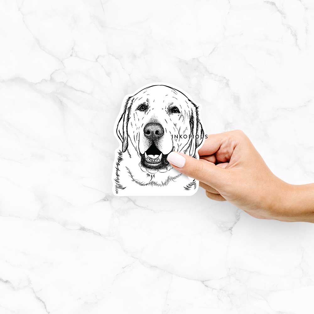 Sparks the Labrador Retriever - Decal Sticker