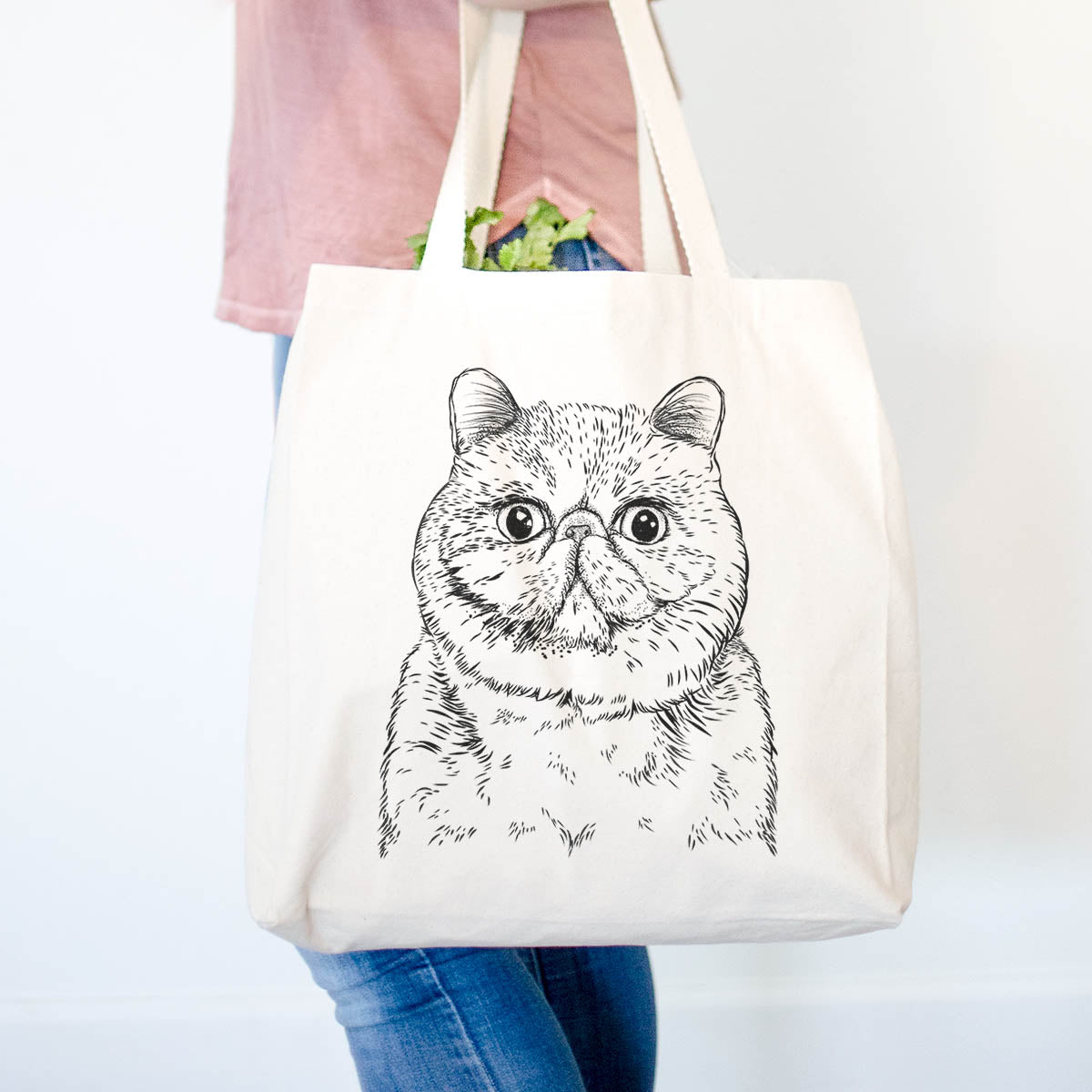 Squish the Exotic Shorthair Cat - Tote Bag