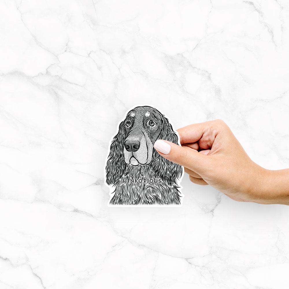 Stormy the Gordon Setter - Decal Sticker