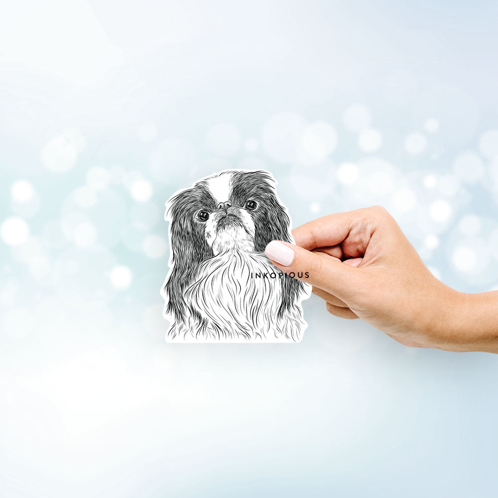 Suki the Japanese Chin - Decal Sticker