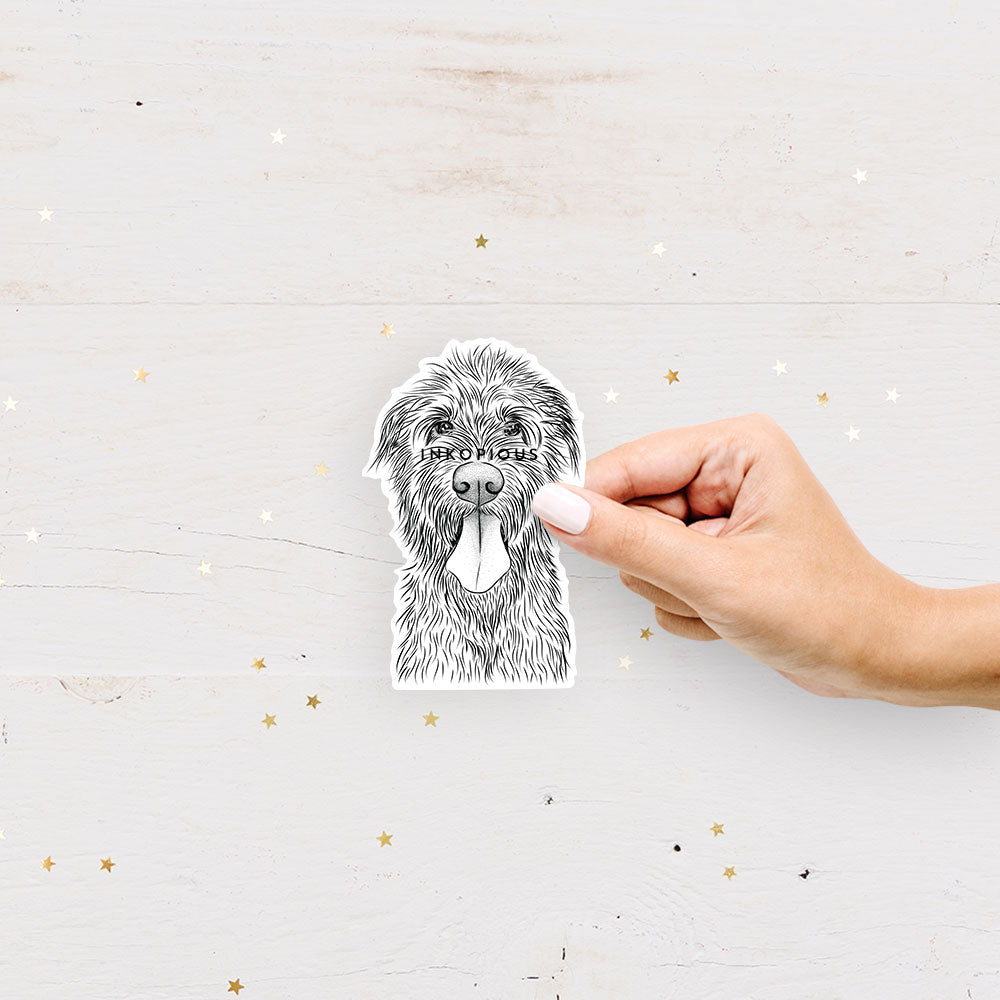 Sullivan the Irish Wolfhound - Decal Sticker
