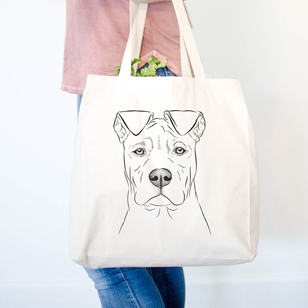 Sweet Finn the Mixed Breed - Tote Bag