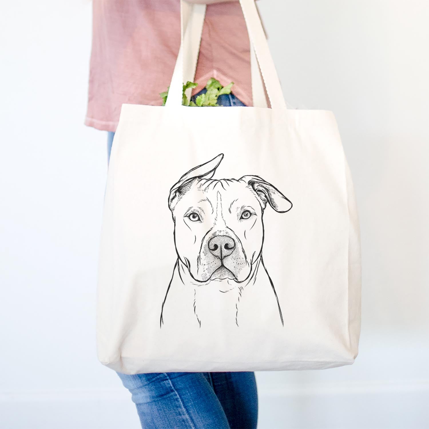 Teddy Jam the Pitbull - Tote Bag