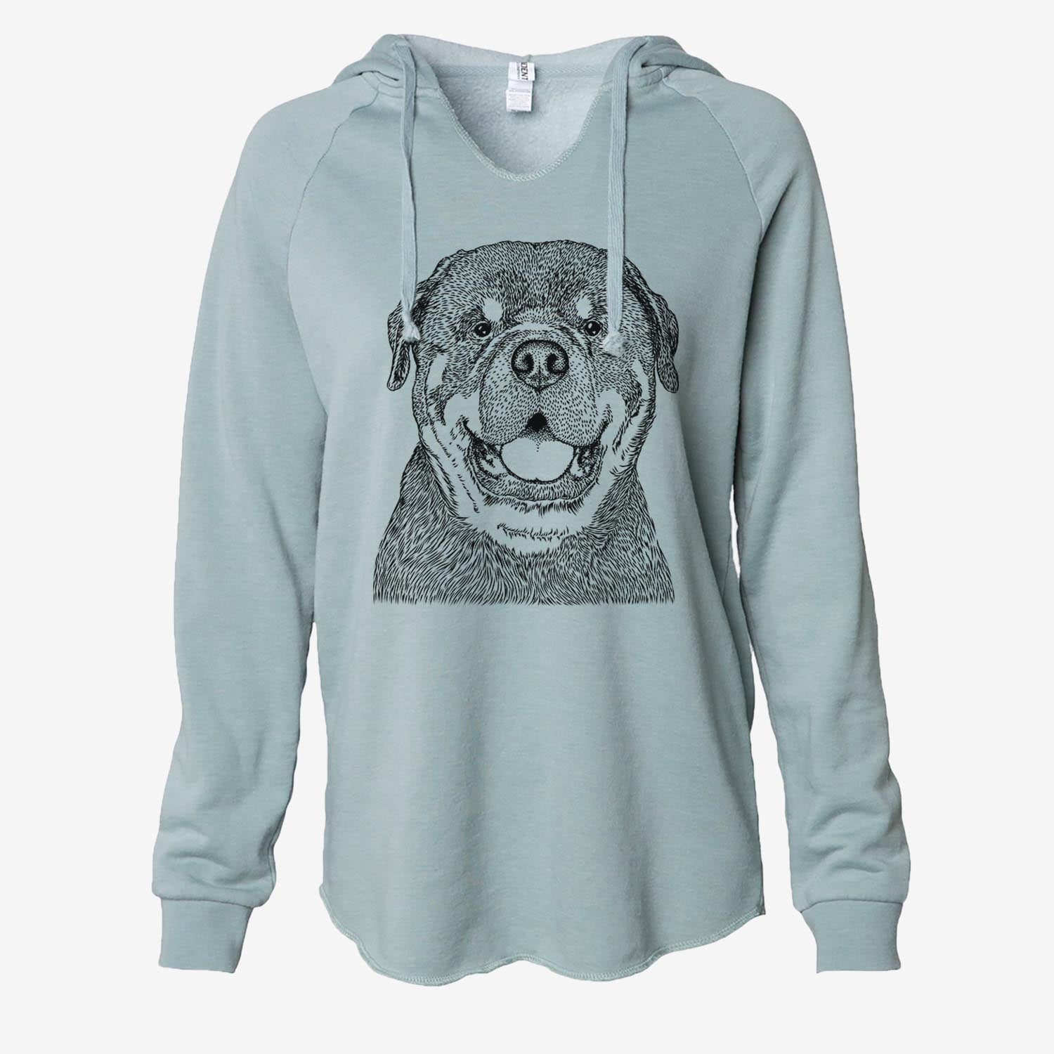 Titan the Rottweiler - Cali Wave Hooded Sweatshirt