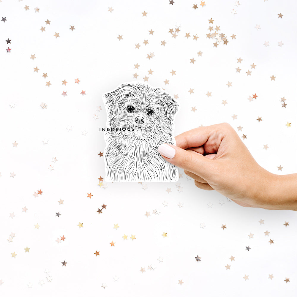 Trixie the Mixed Breed - Decal Sticker