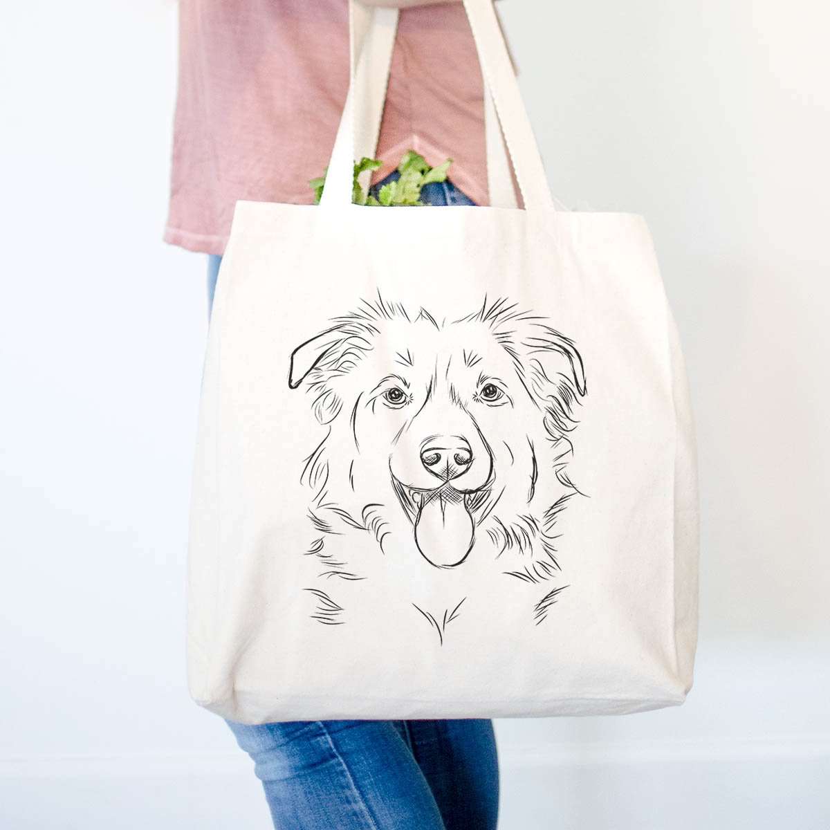 Tucker the Collie Shepherd - Tote Bag