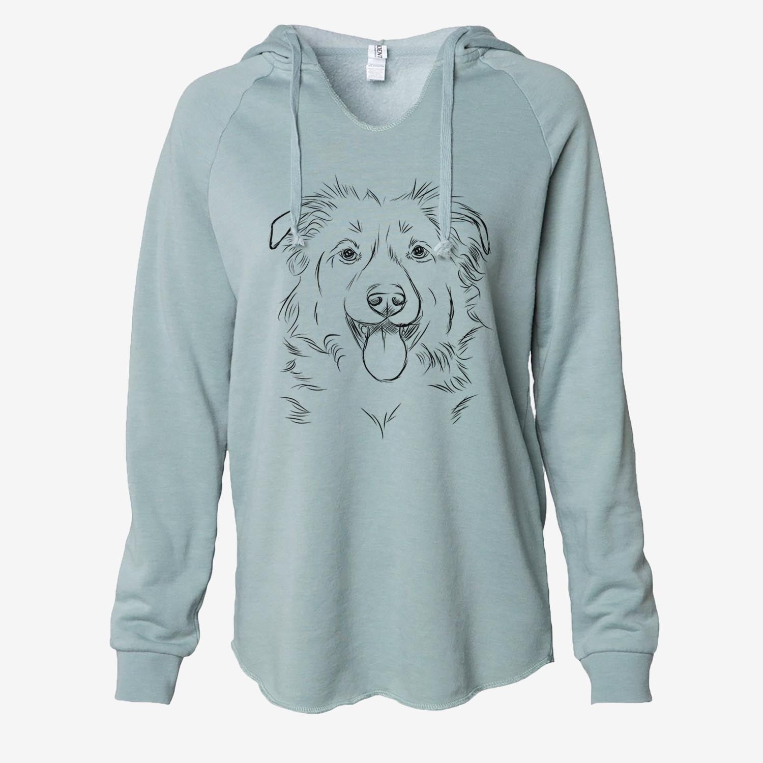 Tucker the Collie Shepherd - Cali Wave Hooded Sweatshirt