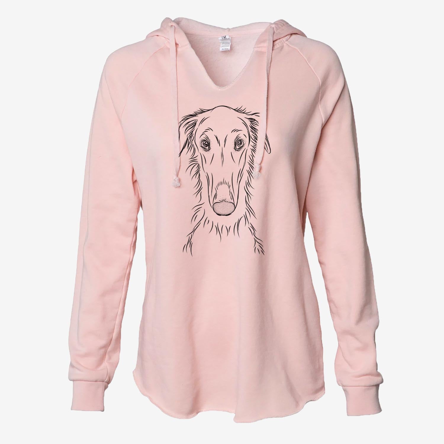 Vaughn the Borzoi - Cali Wave Hooded Sweatshirt