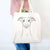 Wallace the Whippet - Tote Bag