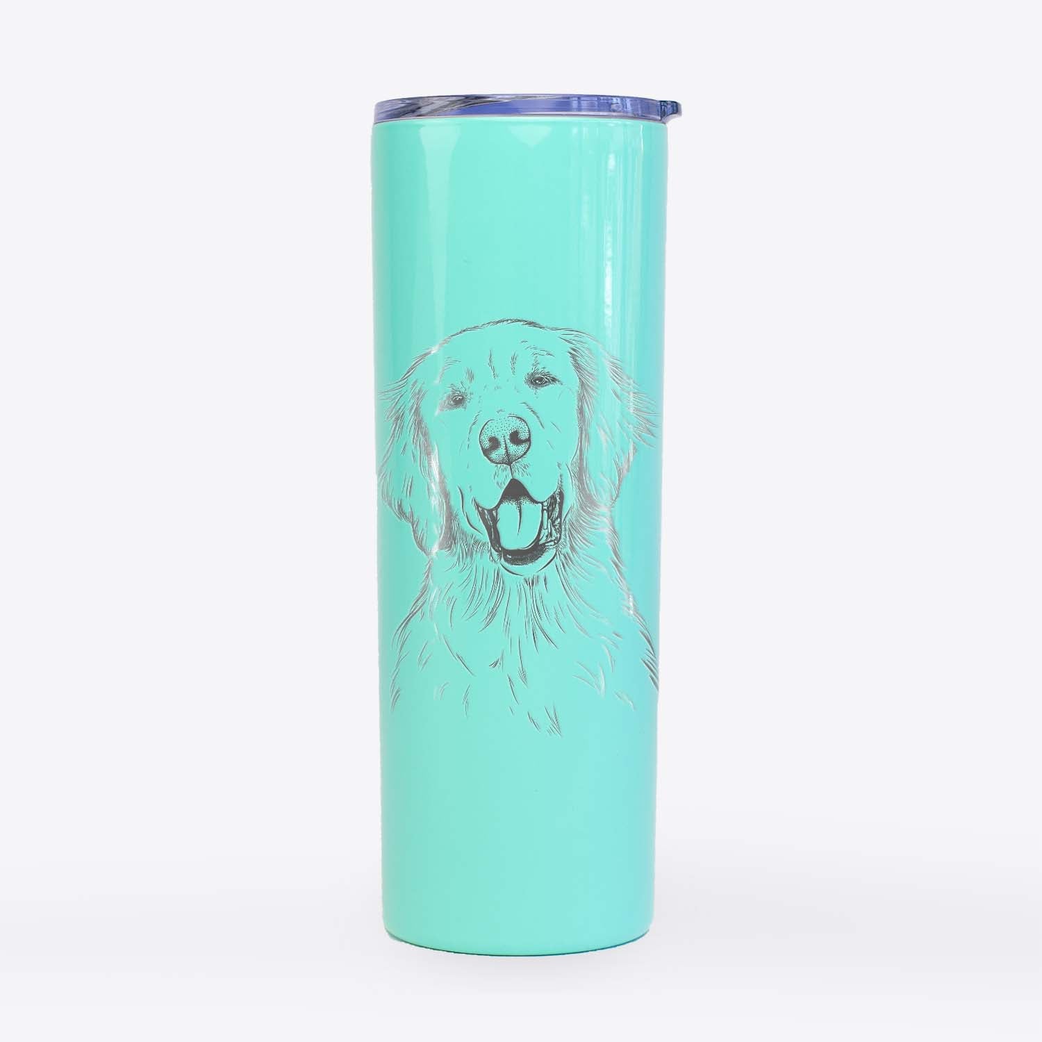 Wallace the Golden Retriever - 20oz Skinny Tumbler