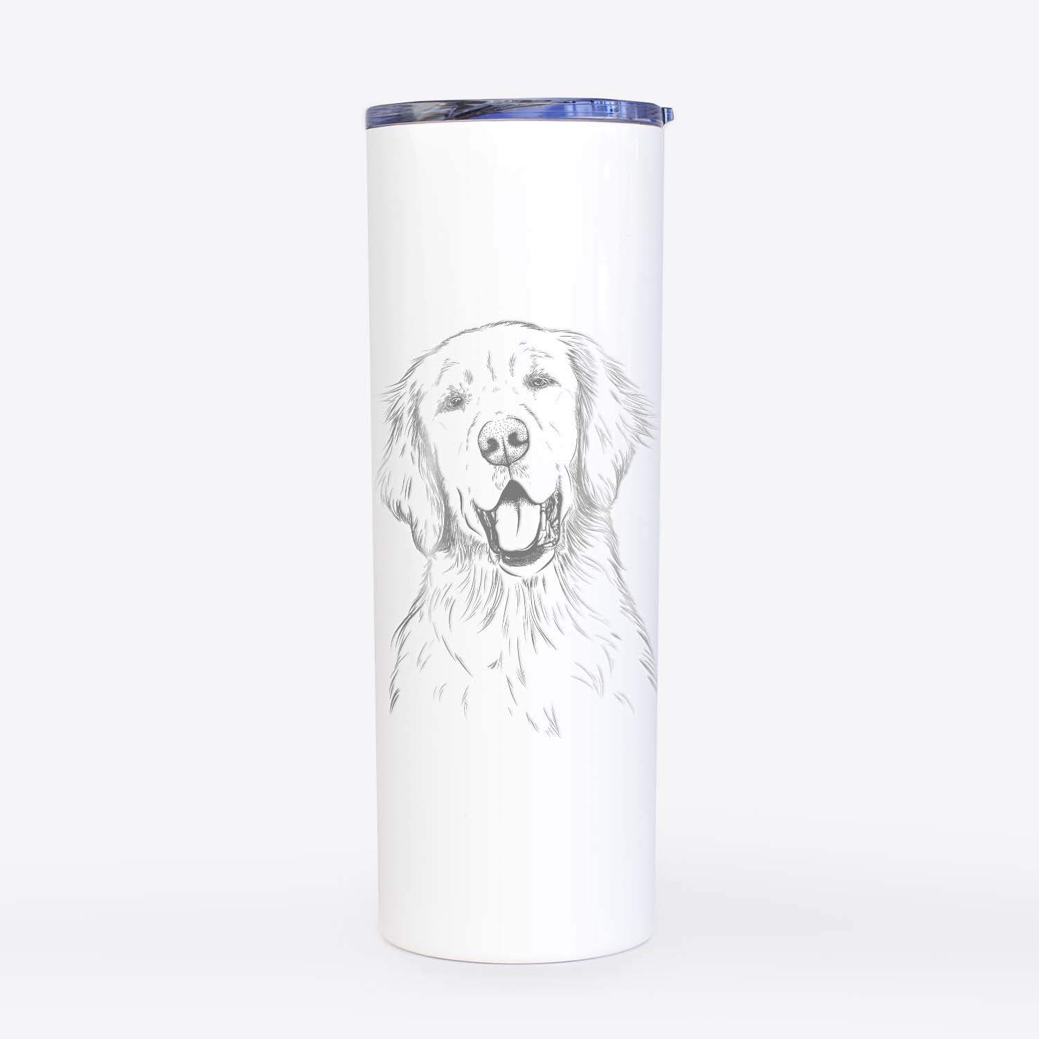 Wallace the Golden Retriever - 20oz Skinny Tumbler