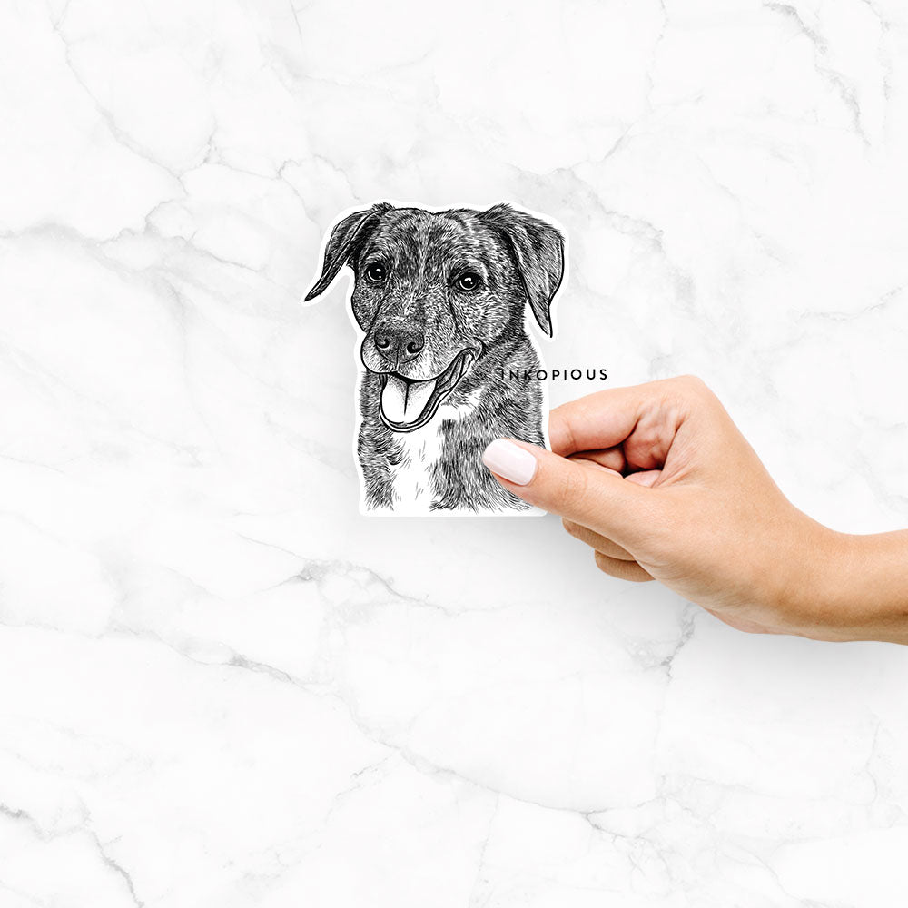 Wally the Mixed Breed - Decal Sticker