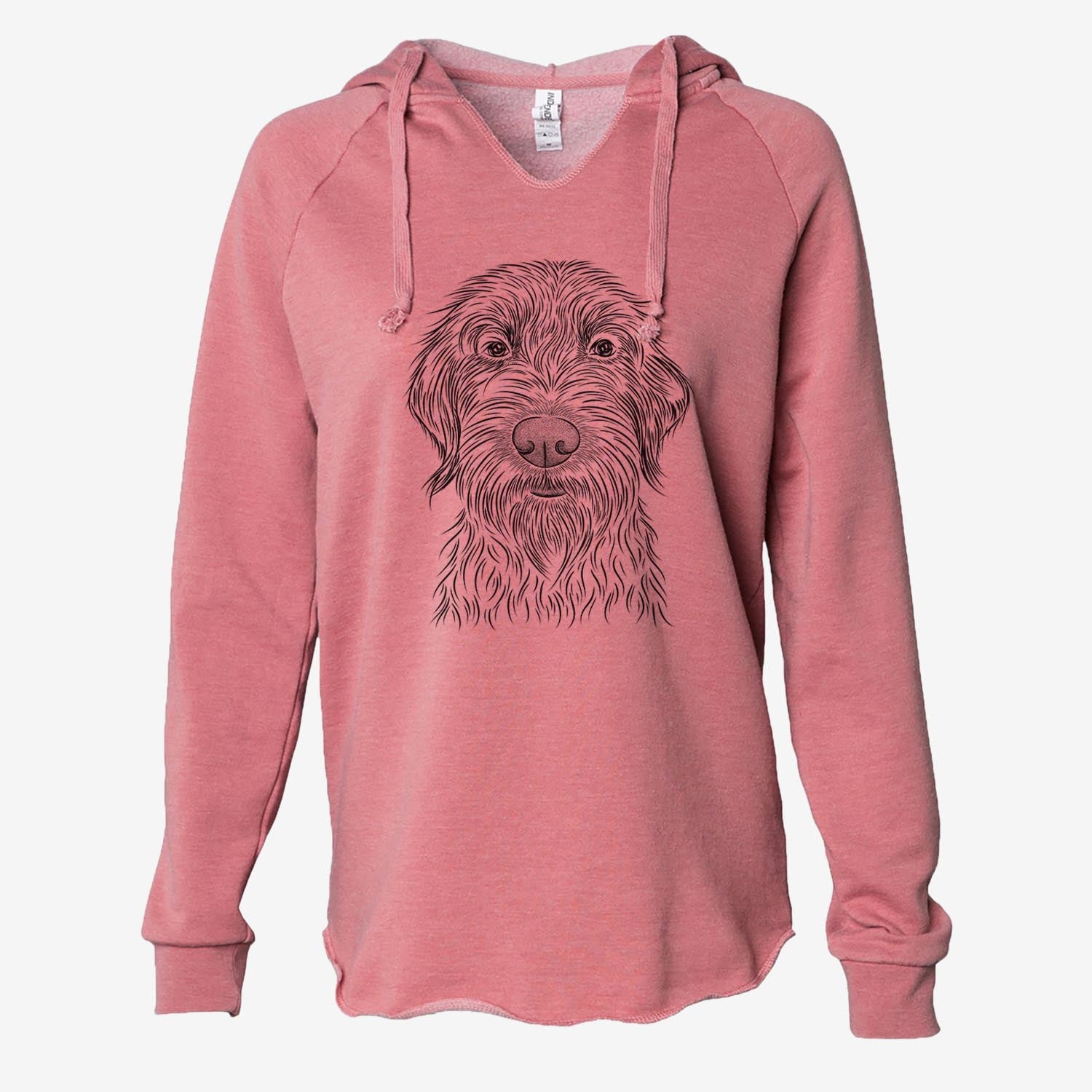 Wilkins the Wirehaired Pointing Griffon - Cali Wave Hooded Sweatshirt