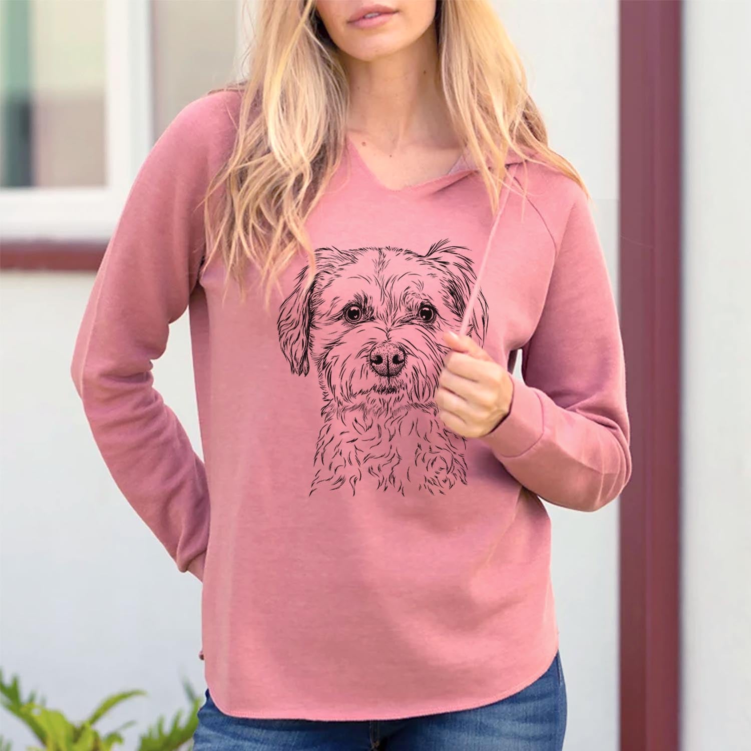 Wyatt the Coton de Tulear - Cali Wave Hooded Sweatshirt