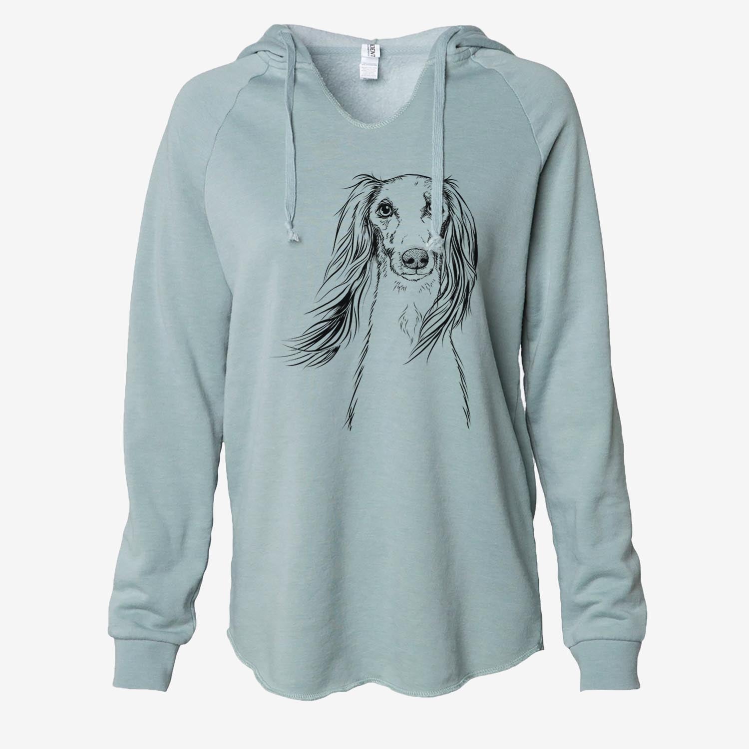 Zahra the Saluki - Cali Wave Hooded Sweatshirt