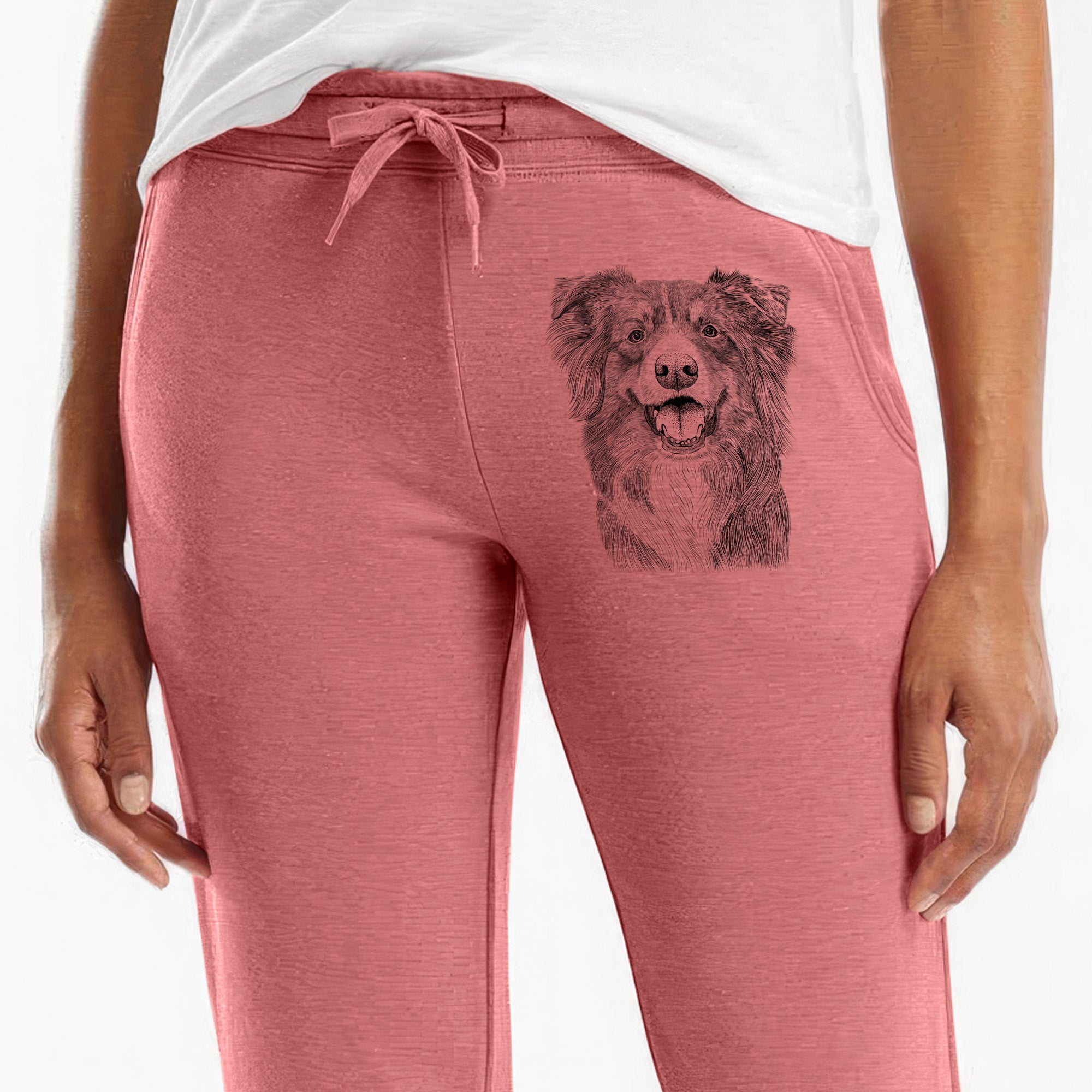 Aussie Parker the Australian Shepherd - Women's Cali Wave Joggers