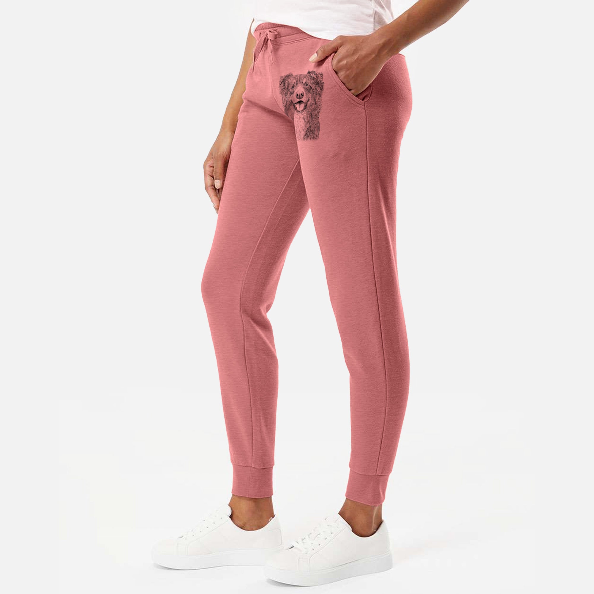 Aussie Parker the Australian Shepherd - Women's Cali Wave Joggers