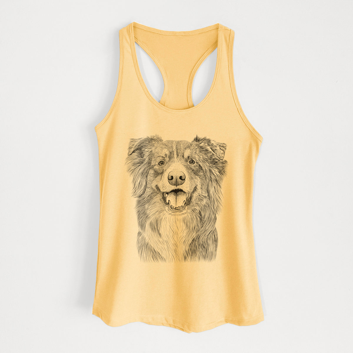 Aussie Parker the Australian Shepherd - Women's Racerback Tanktop