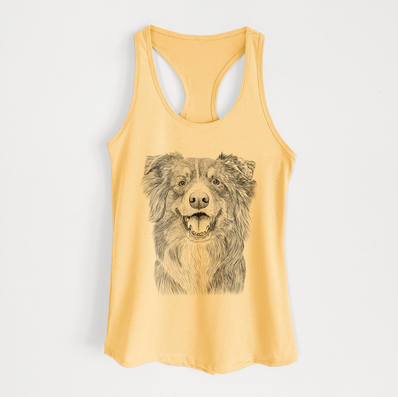 Aussie Parker the Australian Shepherd - Women's Racerback Tanktop