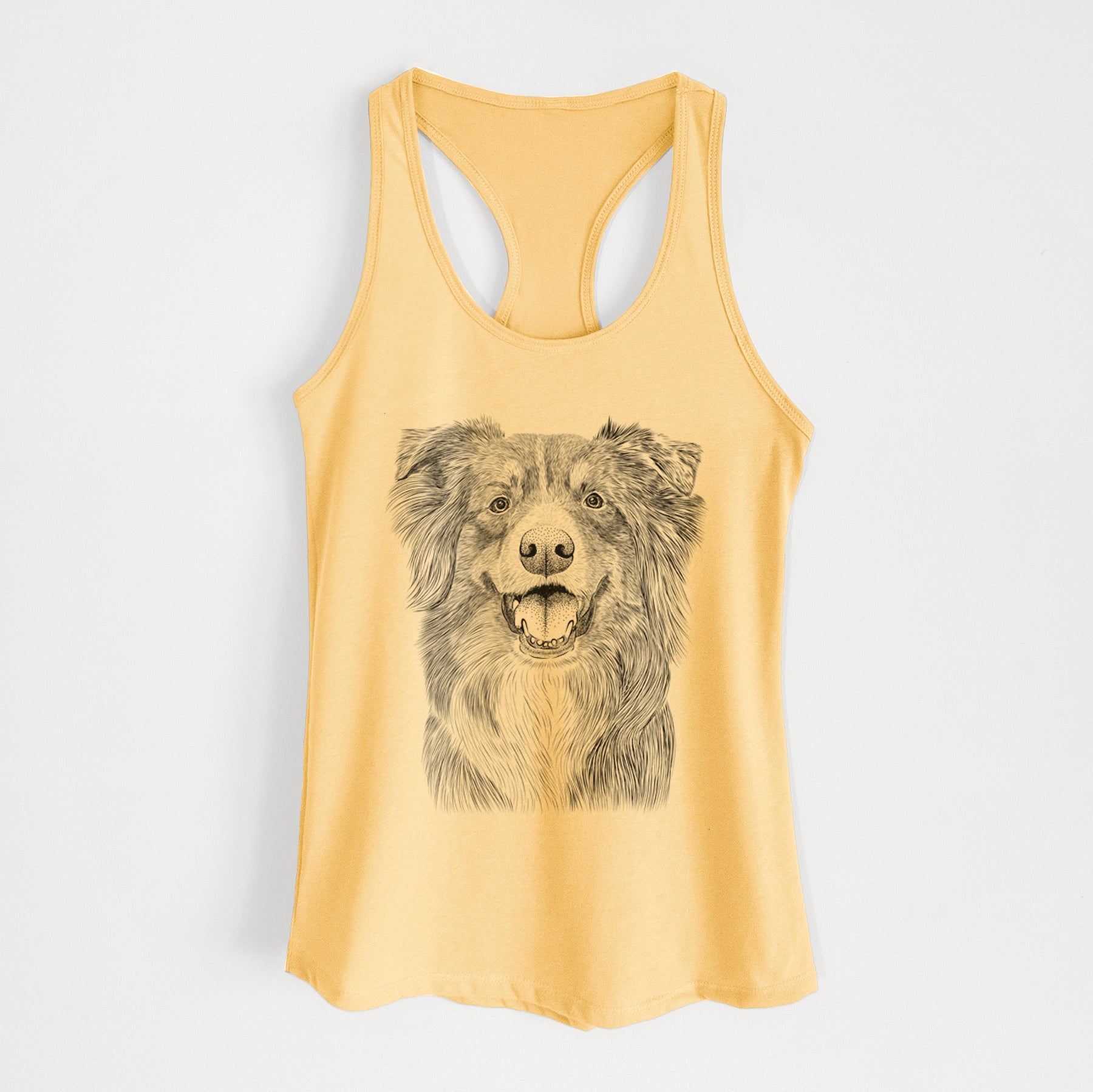 Aussie Parker the Australian Shepherd - Women's Racerback Tanktop