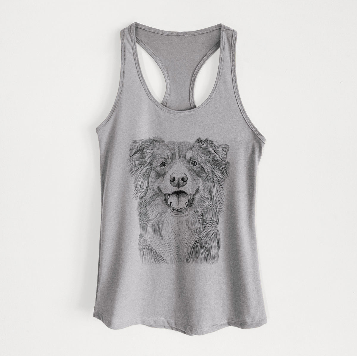 Aussie Parker the Australian Shepherd - Women&#39;s Racerback Tanktop