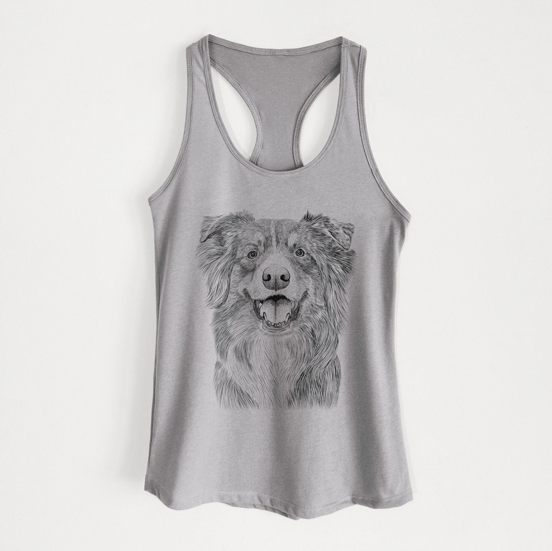 Aussie Parker the Australian Shepherd - Women's Racerback Tanktop