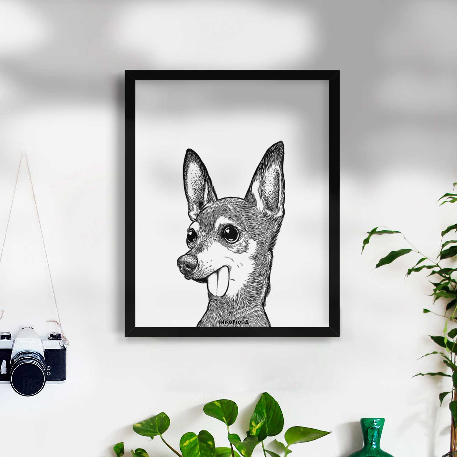 Aaron the Chihuahua Art Print