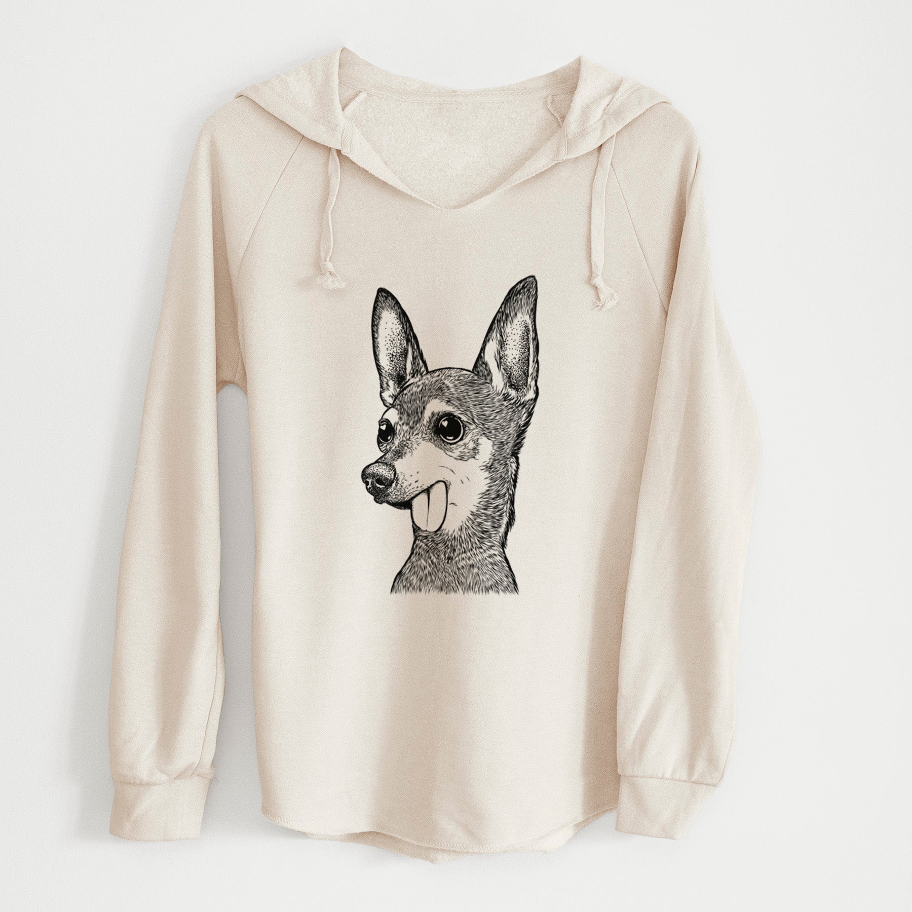 Bare Aaron the Chihuahua - Cali Wave Hooded Sweatshirt