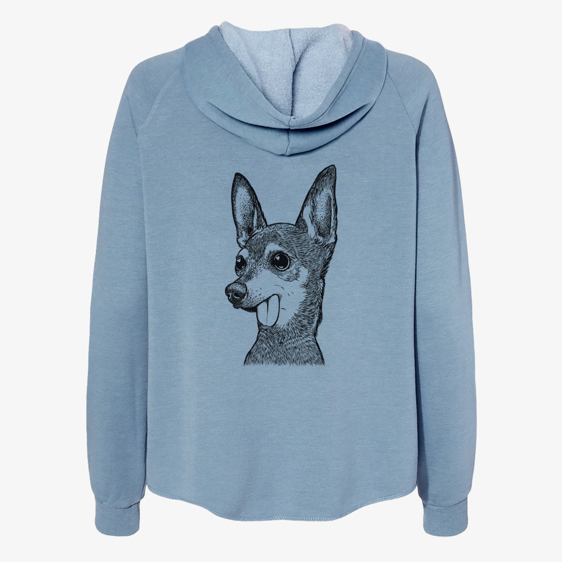 Aaron the Chihuahua - Women's Cali Wave Zip-Up Sweatshirt