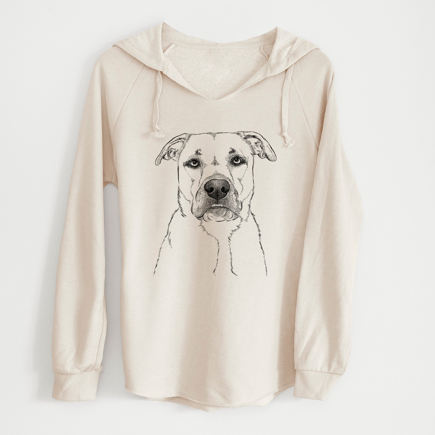 Bare Abby the Boxer Beagle Mix - Cali Wave Hooded Sweatshirt