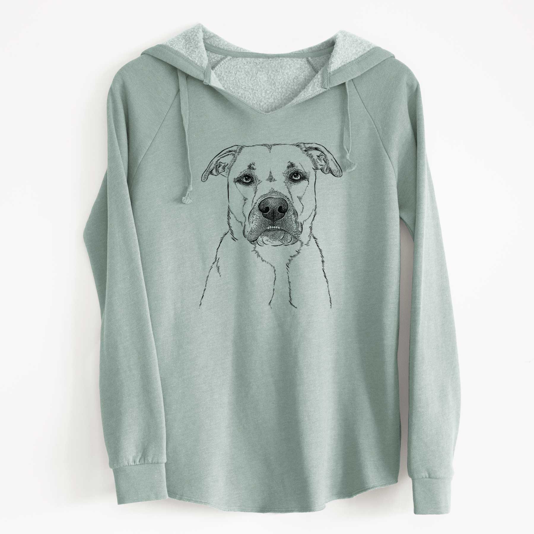 Bare Abby the Boxer Beagle Mix - Cali Wave Hooded Sweatshirt