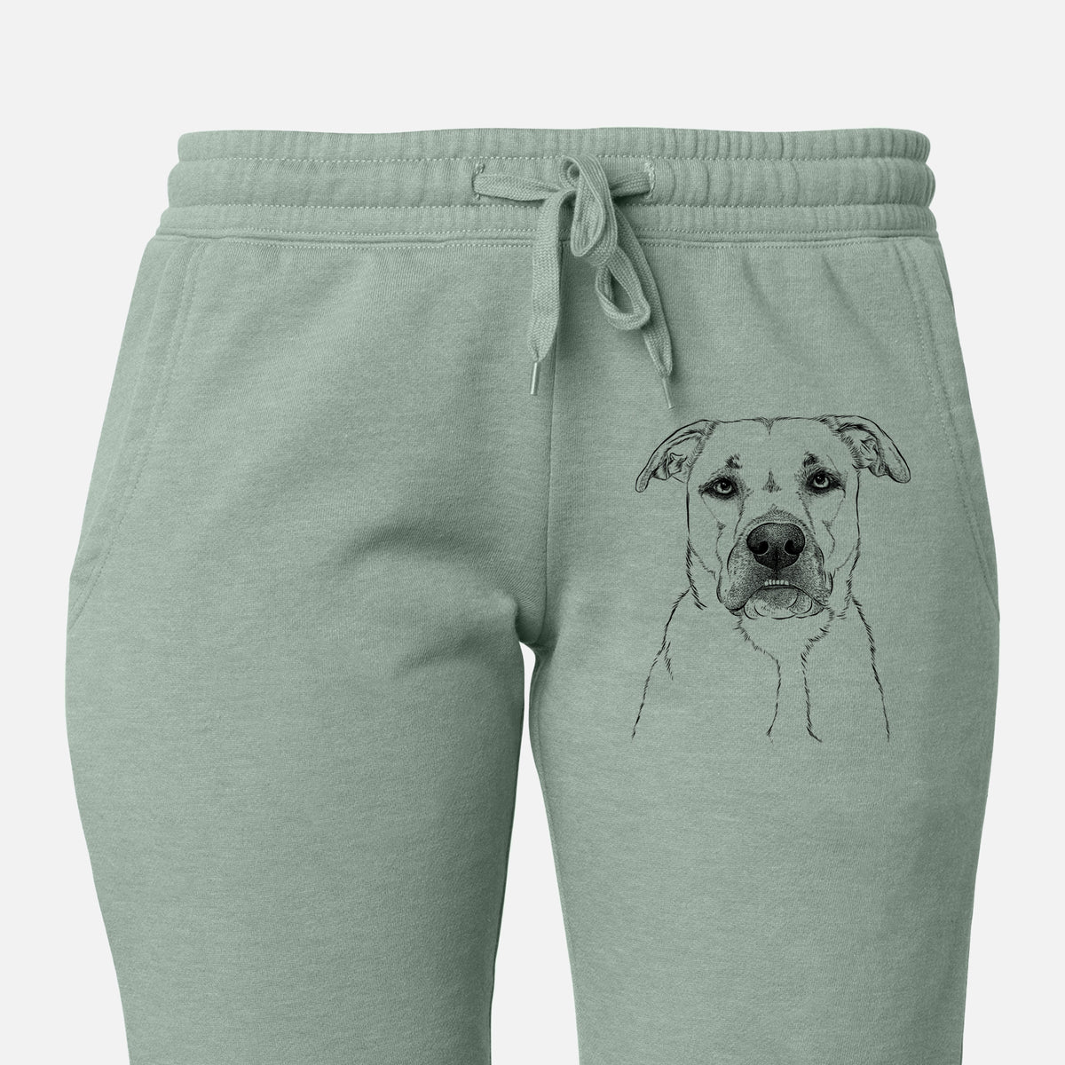 Abby the Boxer Beagle Mix - Women&#39;s Cali Wave Joggers