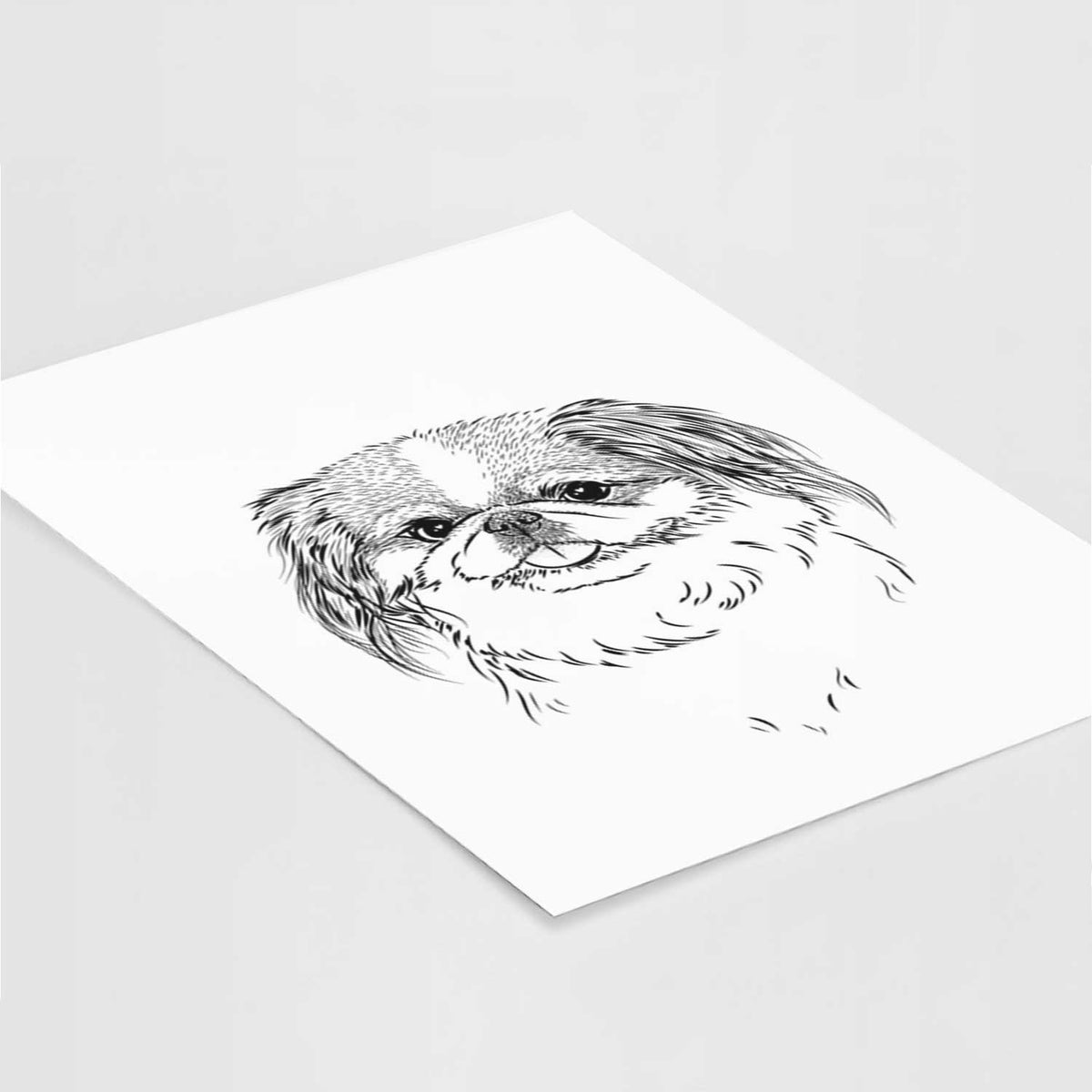 Abra Bean the Pekingese Art Print