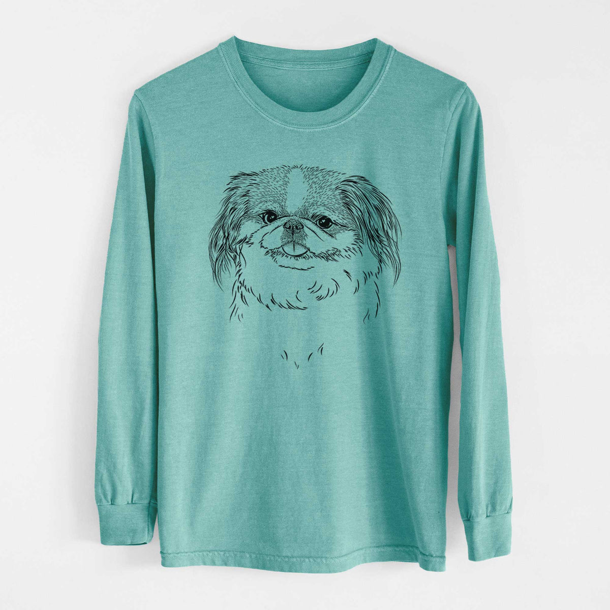 Bare Abra Bean the Pekingese - Heavyweight 100% Cotton Long Sleeve