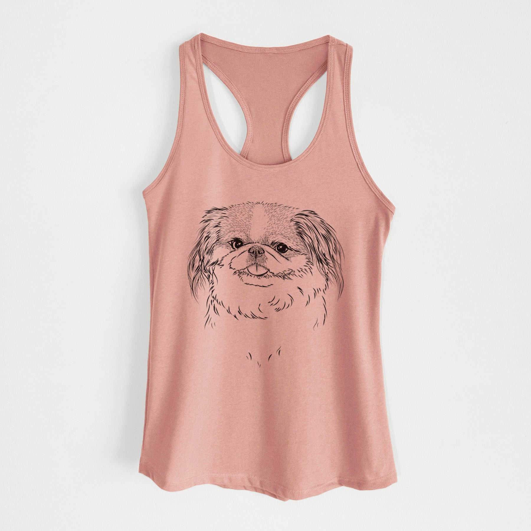 Abra Bean the Pekingese - Women's Racerback Tanktop