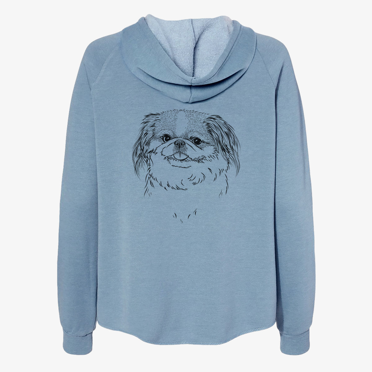 Abra Bean the Pekingese - Women's Cali Wave Zip-Up Sweatshirt