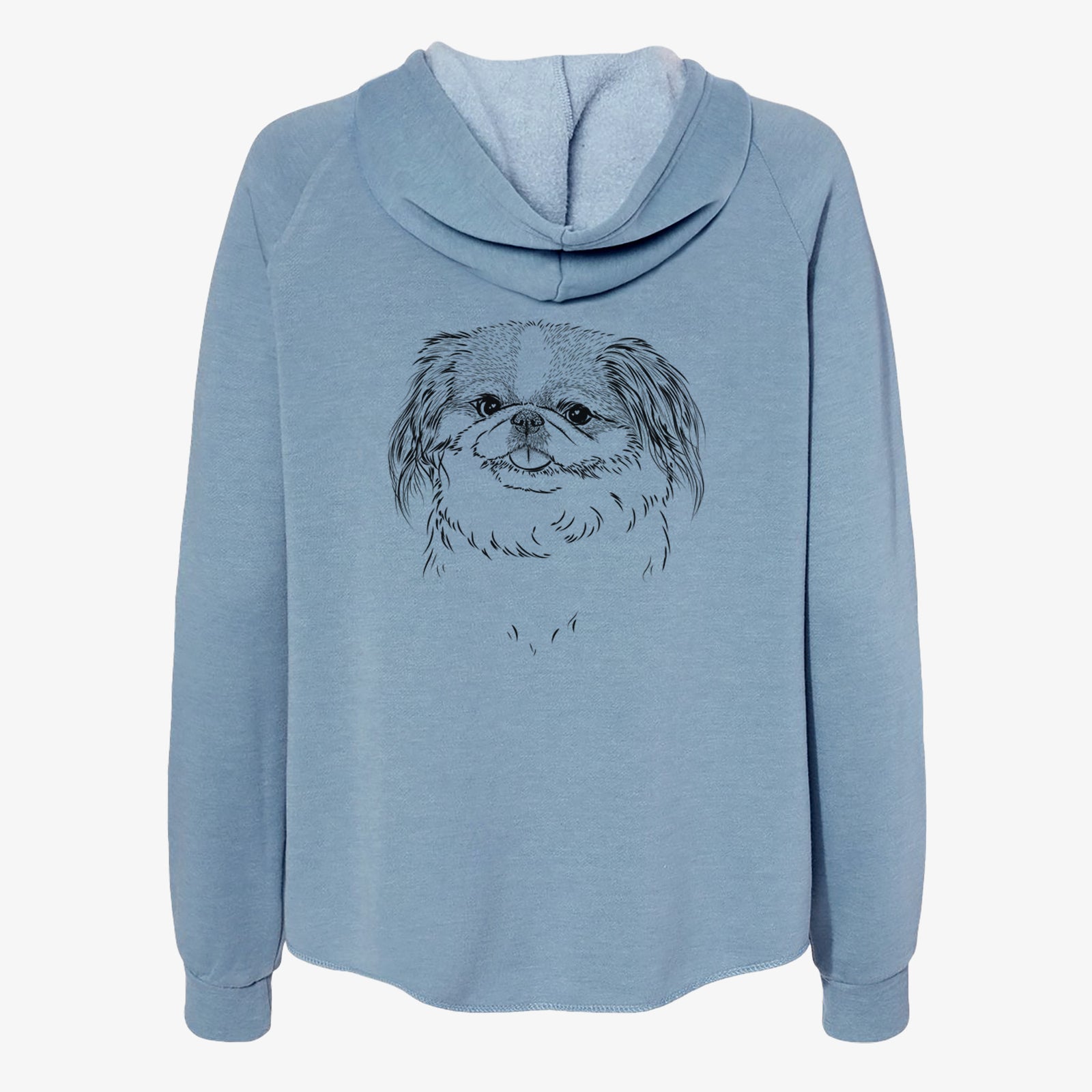 Abra Bean the Pekingese - Women's Cali Wave Zip-Up Sweatshirt