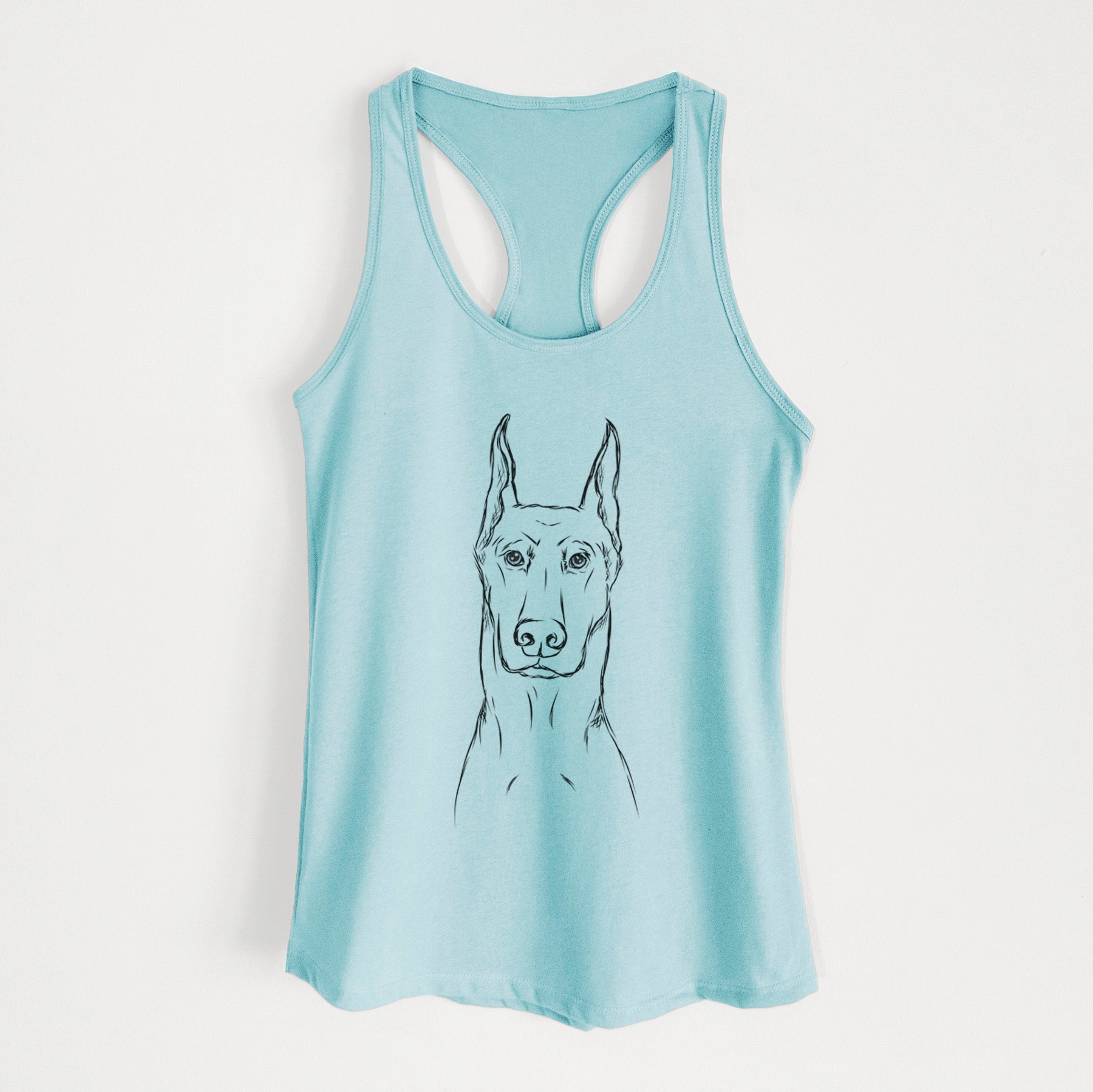 Ace the Doberman Pinscher - Women's Racerback Tanktop