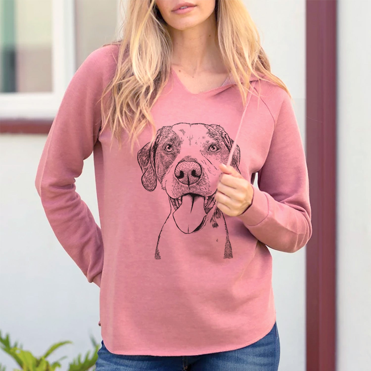 Bare Ace Boogie the Mixed Breed - Cali Wave Hooded Sweatshirt