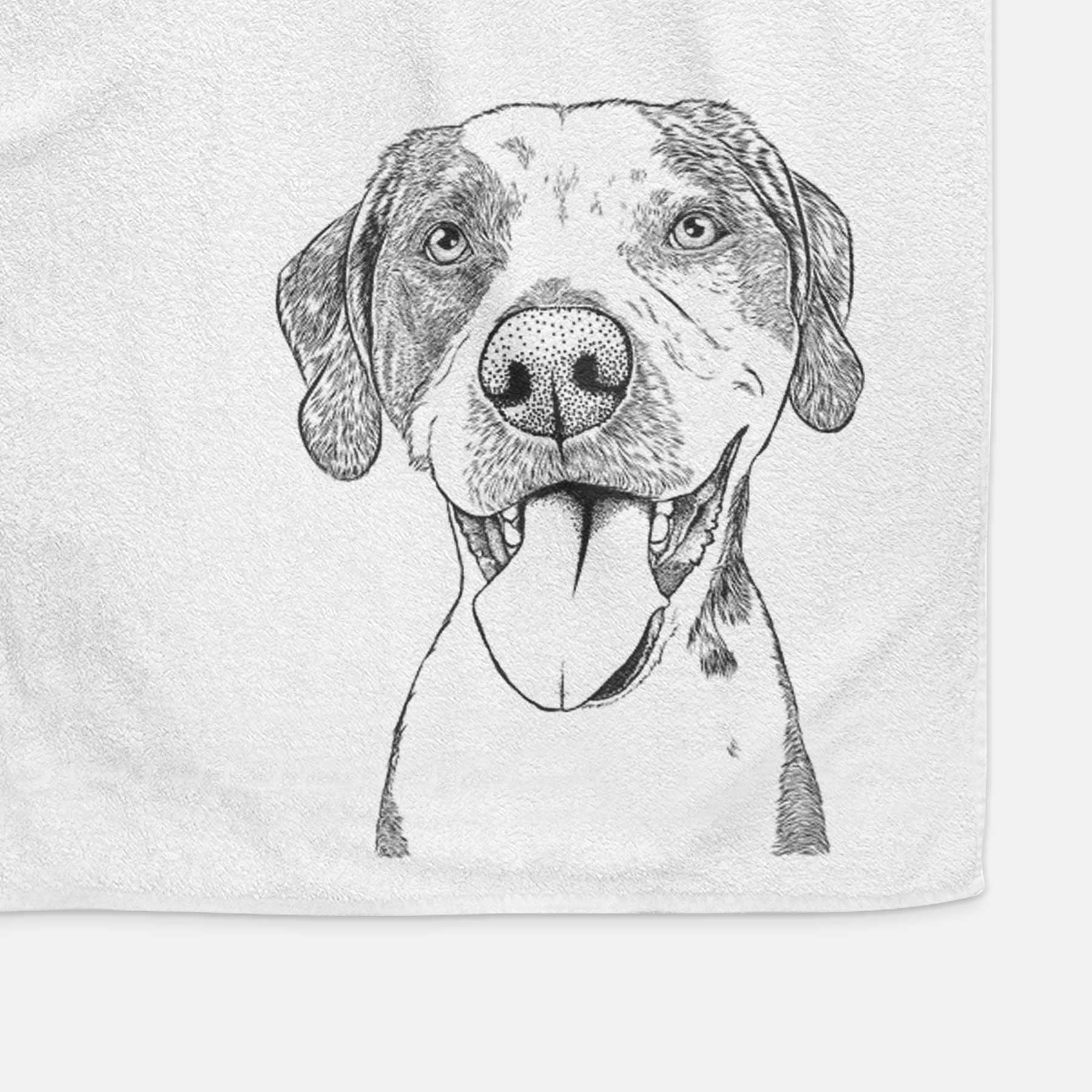 Ace Boogie the Mixed Breed Decorative Hand Towel