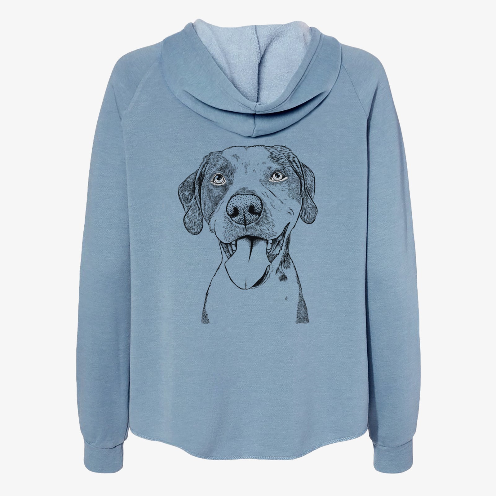 Ace Boogie the Mixed Breed - Women's Cali Wave Zip-Up Sweatshirt