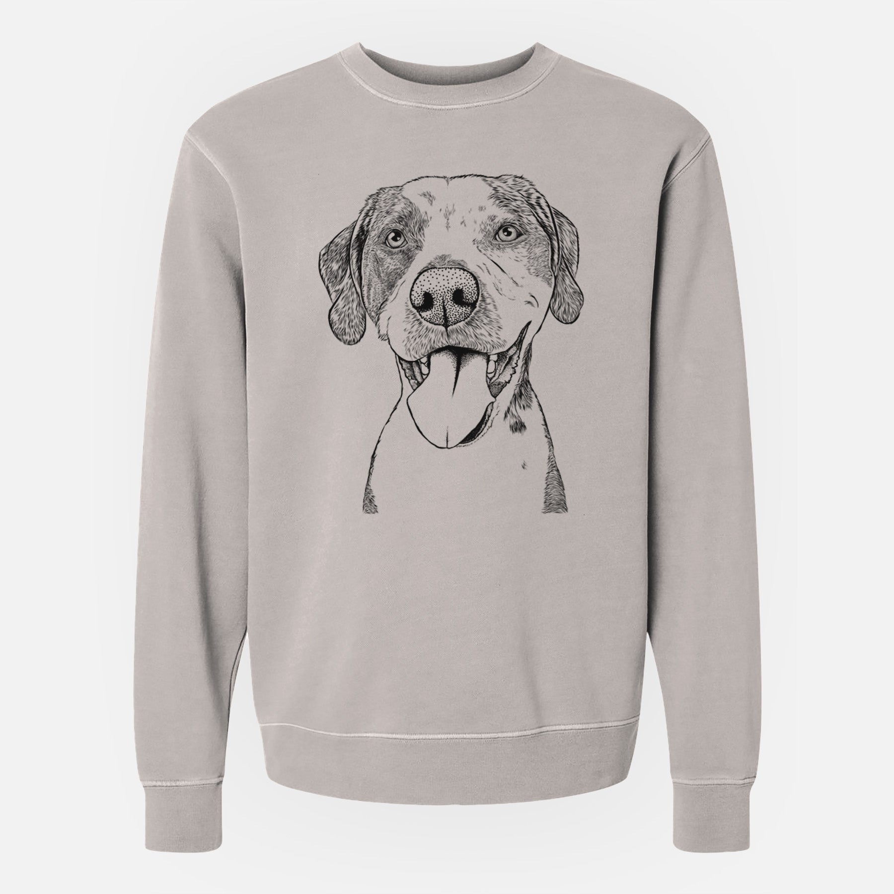 Bare Ace Boogie the Mixed Breed - Unisex Pigment Dyed Crew Sweatshirt