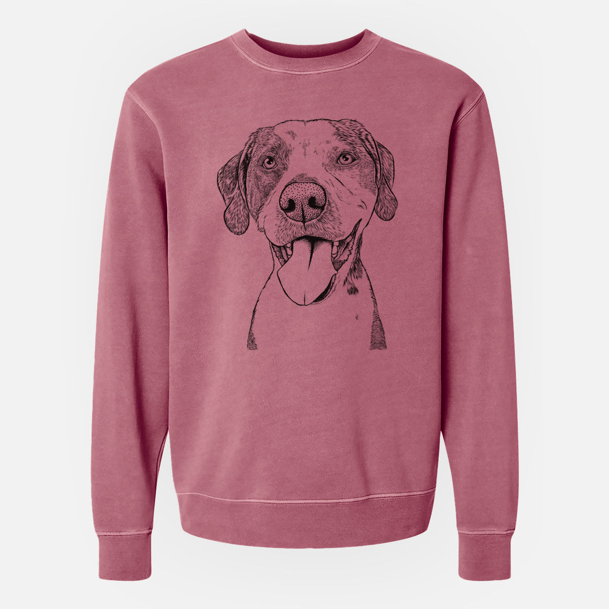 Bare Ace Boogie the Mixed Breed - Unisex Pigment Dyed Crew Sweatshirt