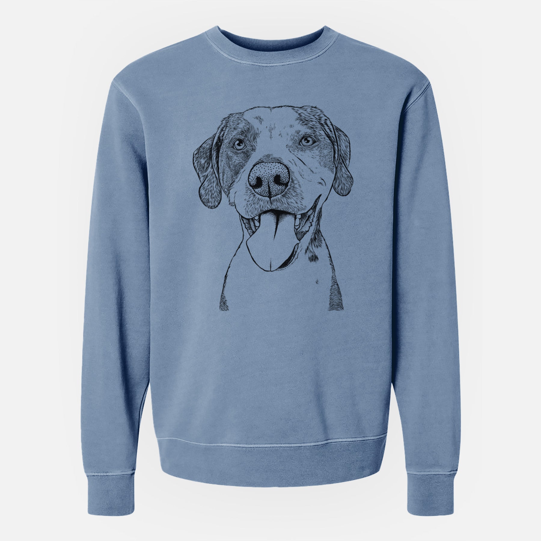 Bare Ace Boogie the Mixed Breed - Unisex Pigment Dyed Crew Sweatshirt